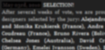 USA BY DESIGNERS: Selection!